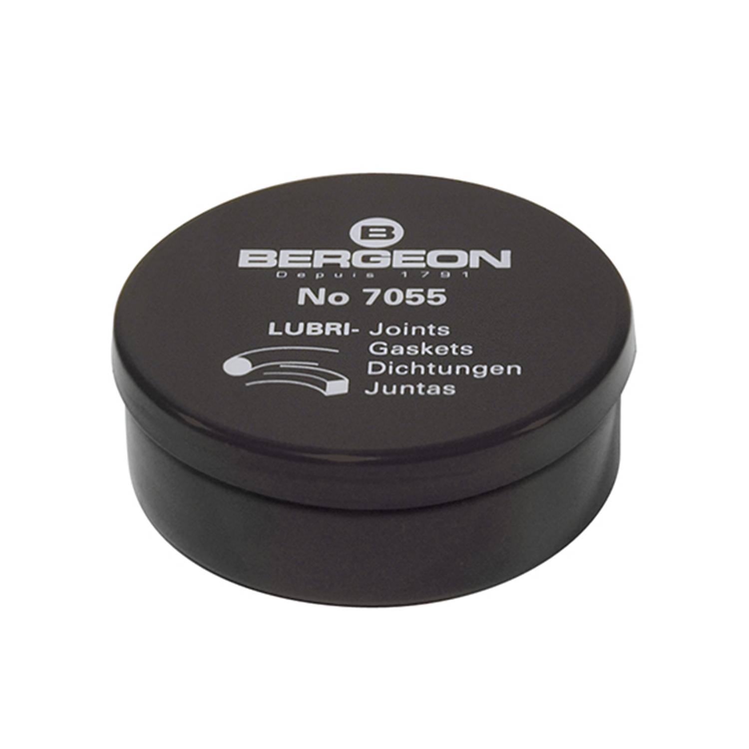 Bergeon 7055 Dose, Lubri-Dichtung, Einfettdose, Dichtungsfett, Uhrendichtungen fetten