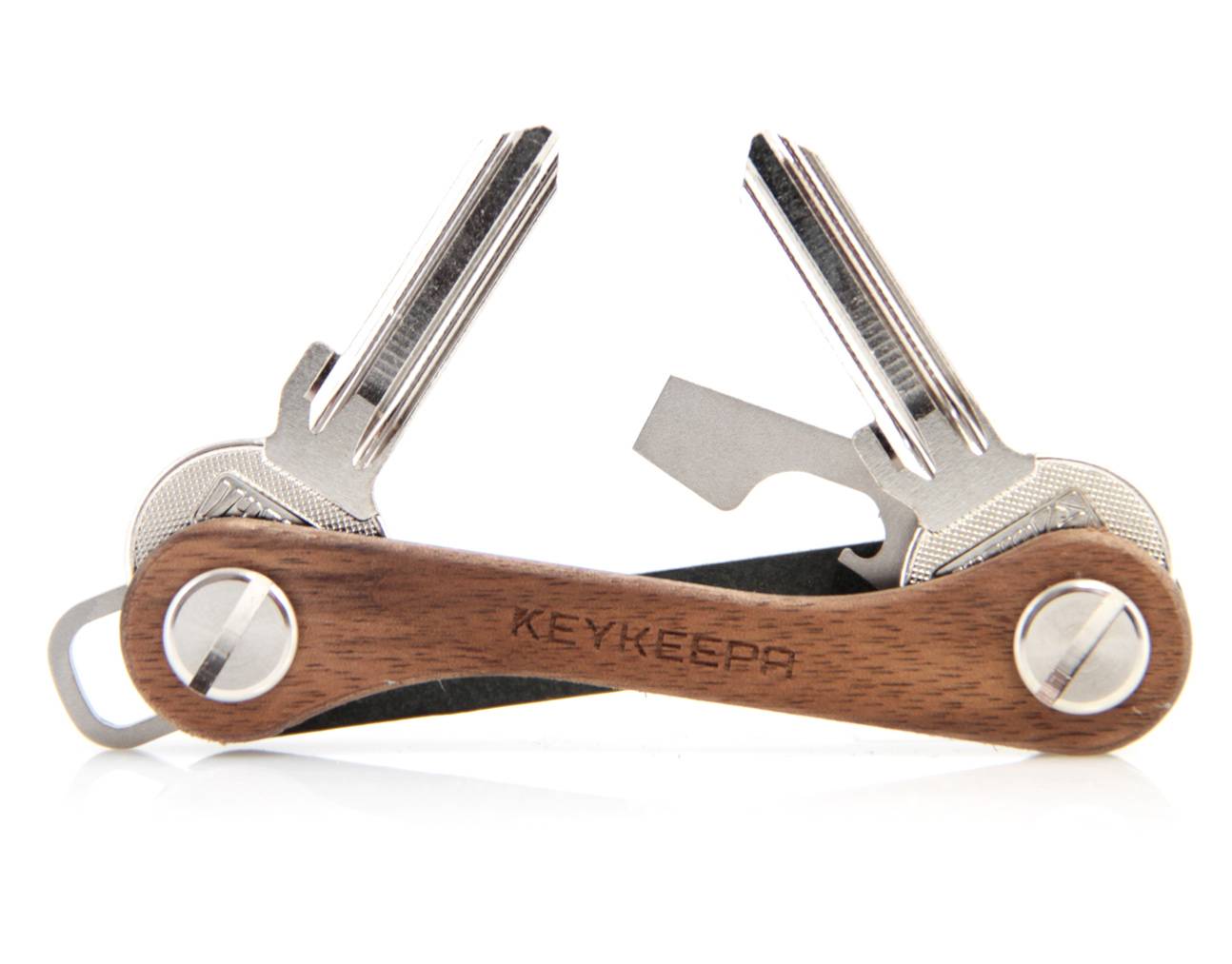 SELVA Keykeepa Nussbaum für bis zu 12 Schlüssel, braun