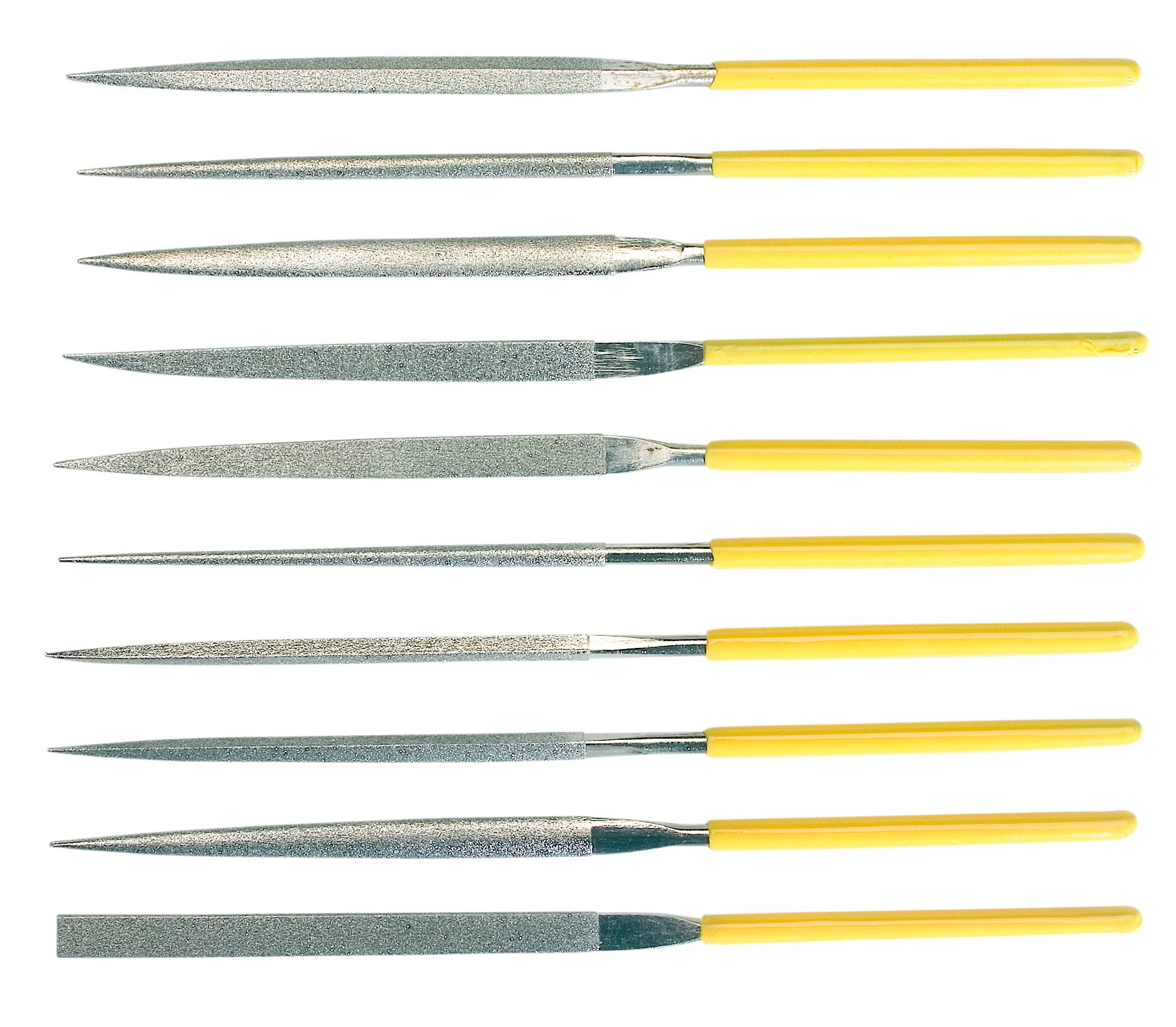 SELVA Diamant-Nadelfeilen-Set 10-tlg 140mm