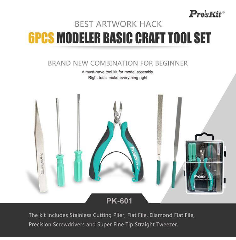 PRO'S KIT Modellbau-Werkzeugset Basis