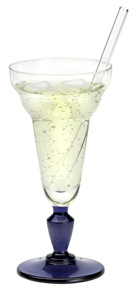 SELVA Trinkhalme/ Strohhalme aus Glas, Ø 8mm, Länge 20cm