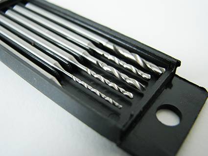 Kobalt-Feinbohrersatz, 6-teilig, leistungsstark, für Metalle und Kunststoffe