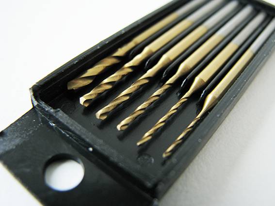 SELVA Super-TIN-Feinbohrersatz, 6-teilig