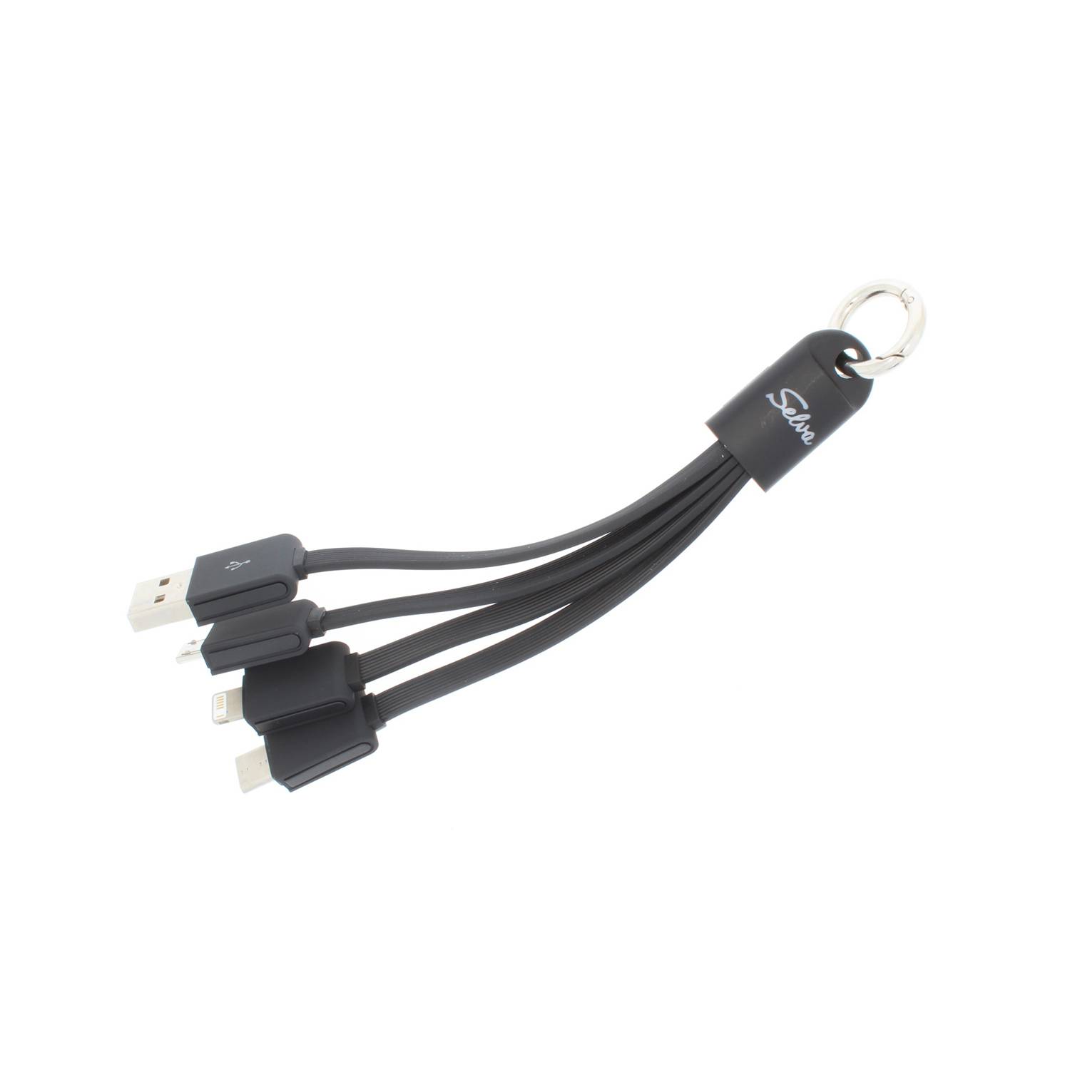 SELVA SELVA USB Ladekabel 4in1 mit LED-Beleuchtung