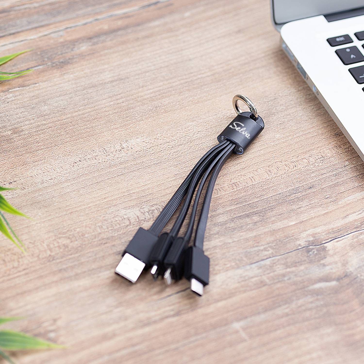SELVA SELVA USB Ladekabel 4in1 mit LED-Beleuchtung
