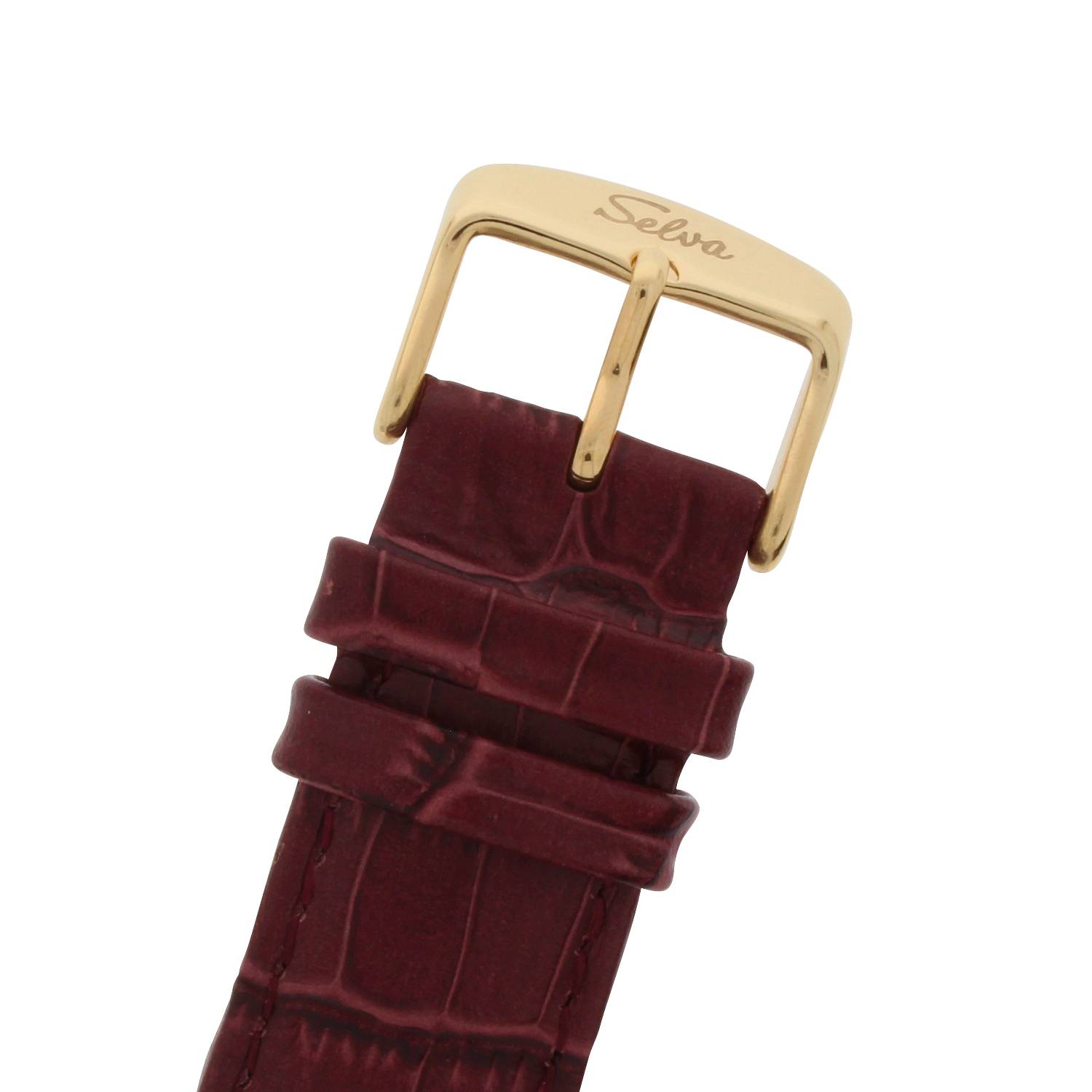 SELVA SELVA Herren-Armbanduhr »Garcia« - vergoldet-braun