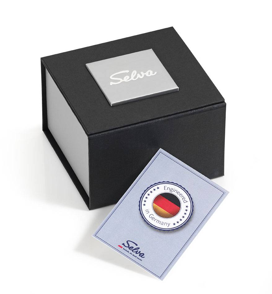 SELVA SELVA Herren-Armbanduhr »Garcia« - vergoldet-braun