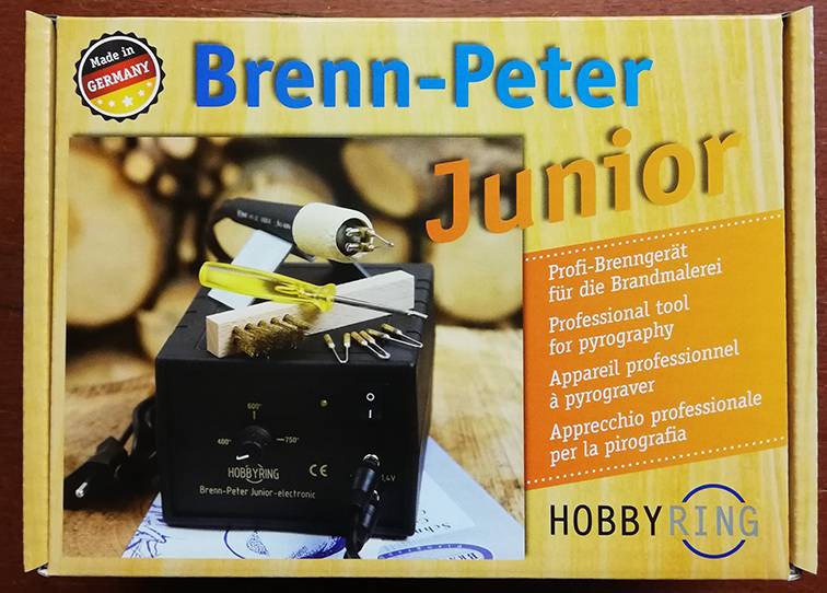 HOBBYRING Brandapparat Brenn Peter Junior 30 W, Temperatur regelbar, 350-800°C