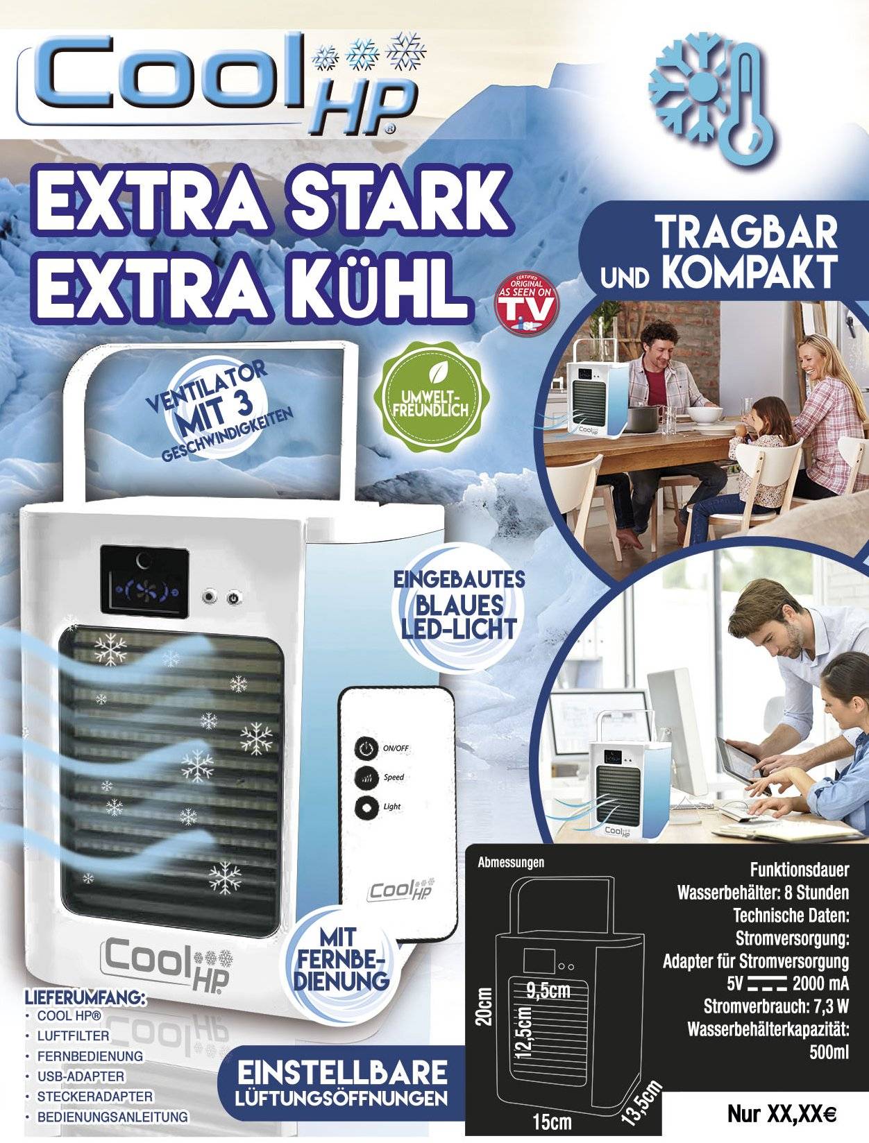 SELVA Lufterfrischer Cool inkl. Fernbedienung