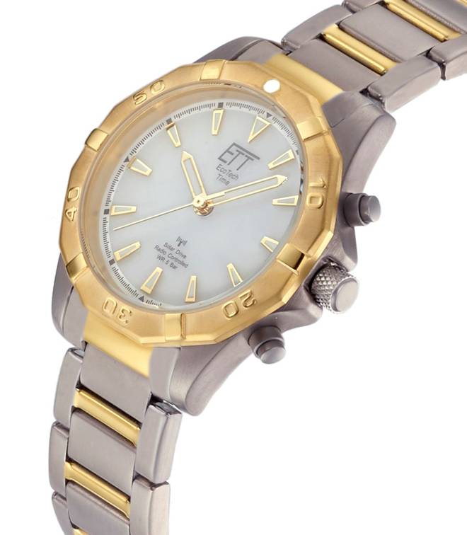 ETT Eco Tech Time Solar Drive Funk Alaska Damenuhr - ELT-11360-15M