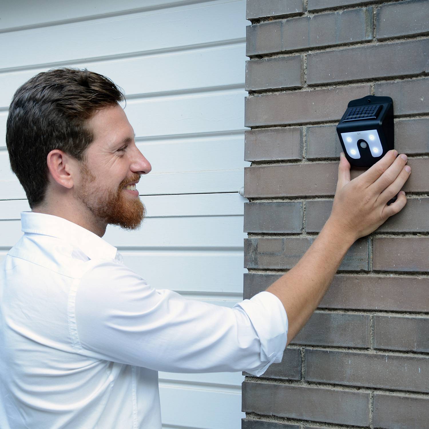 SELVA Solarlampe mit eingebautem Bewegungsmelder