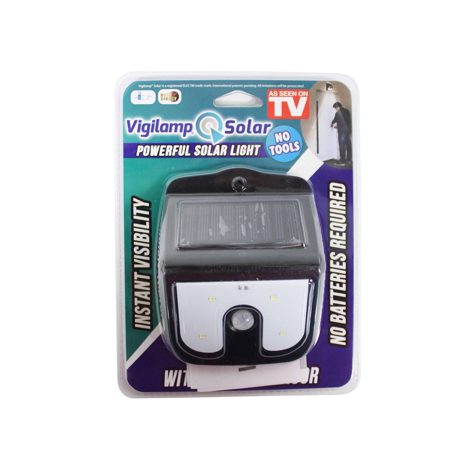 SELVA Solarlampe mit eingebautem Bewegungsmelder