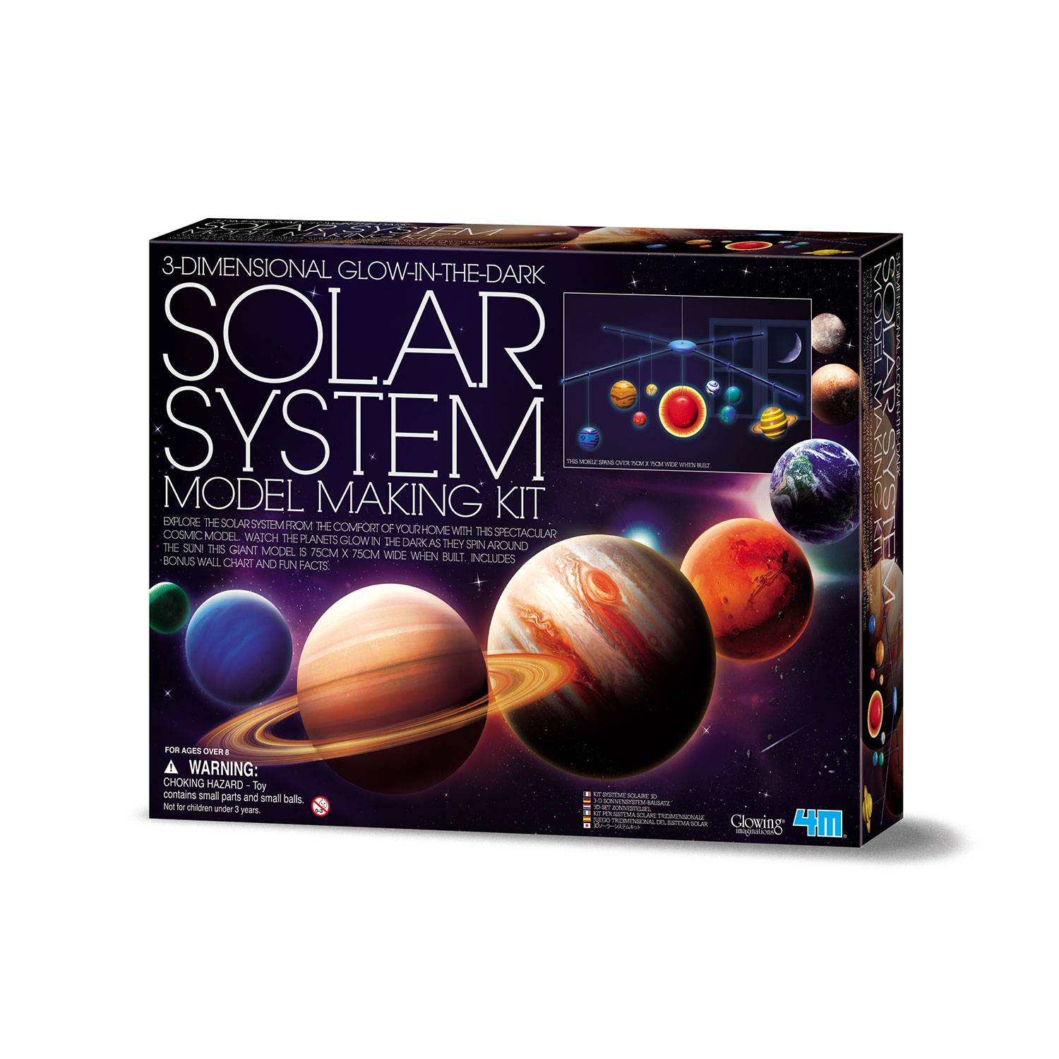 KidzLabs Model Making Kit 3D Leuchtendes Sonnensystem