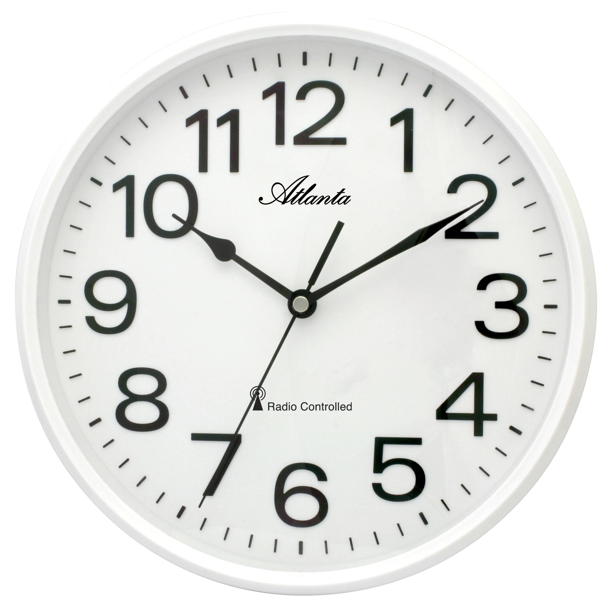 Atlanta Atlanta 4378/0 weiß Funk-Wanduhr