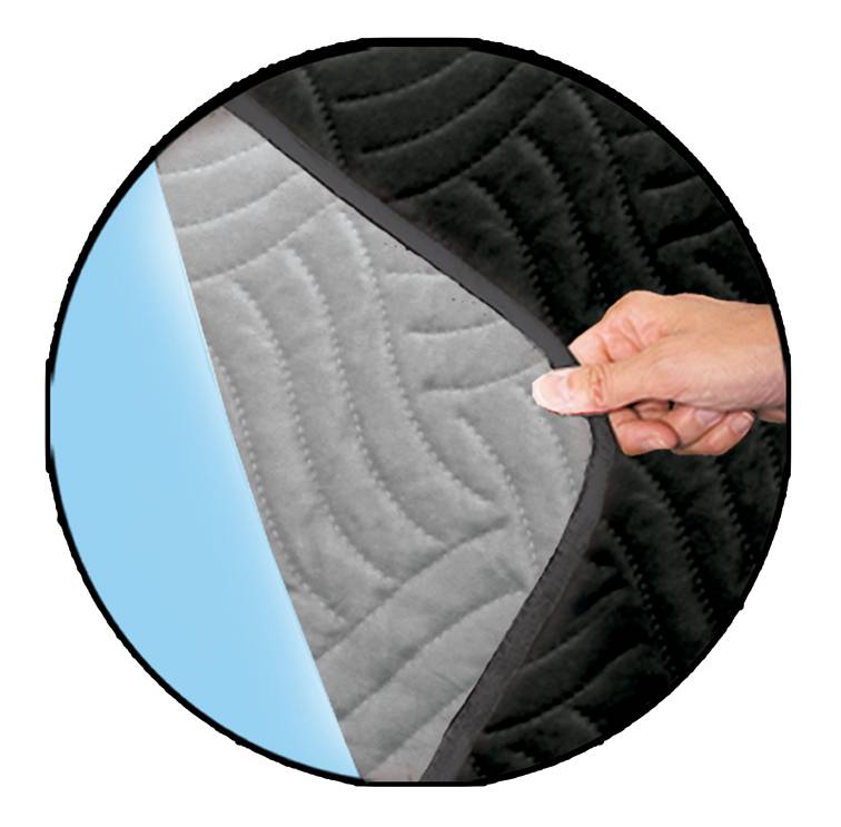 Starlyf Sofa Cover - Schutz gegen Schmutz und Flecken - schwarz für 1-Sitzer