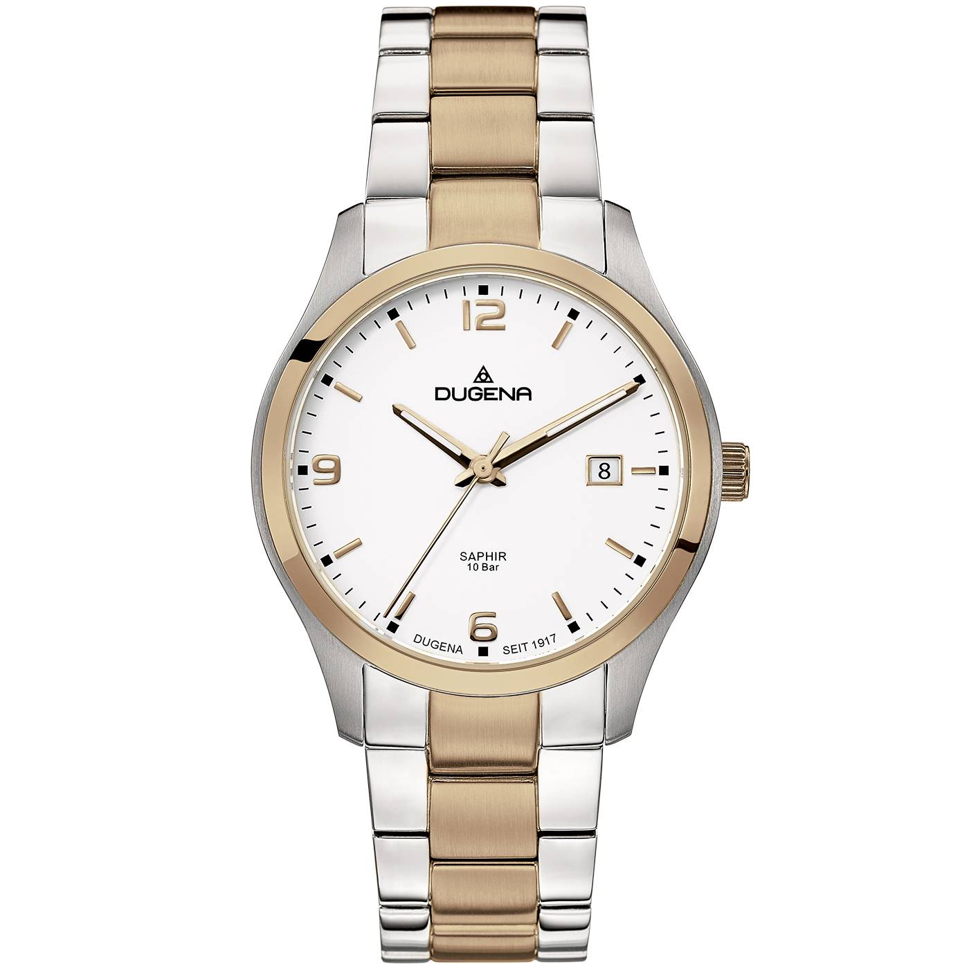 Dugena Herren-Armbanduhr 4460693 Tresor, Quarz, Edelstahl, 10 bar