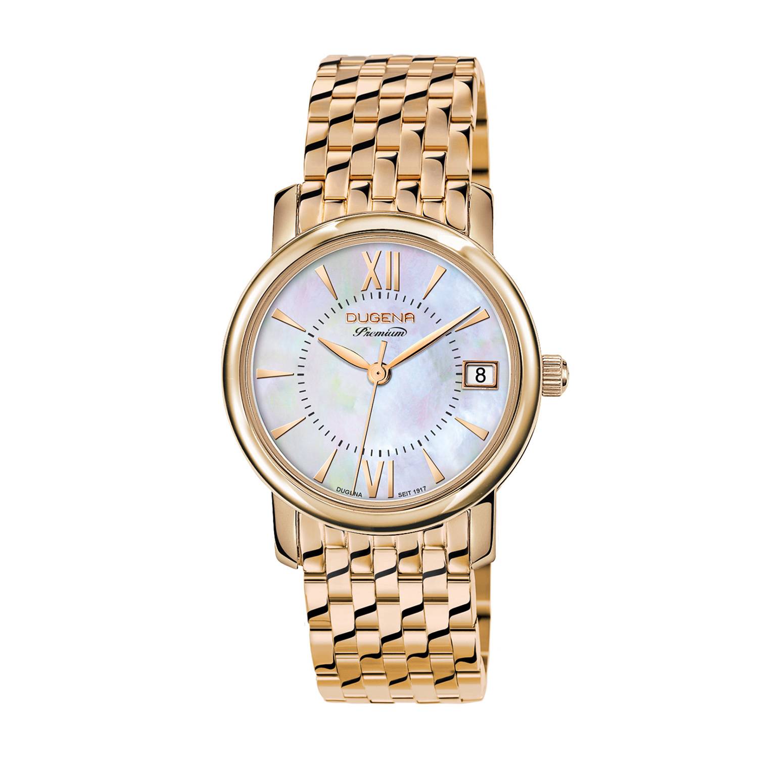 Dugena Damen-Armbanduhr 7090157 Rondo Petit, Quarz, Edelstahl, 5 bar