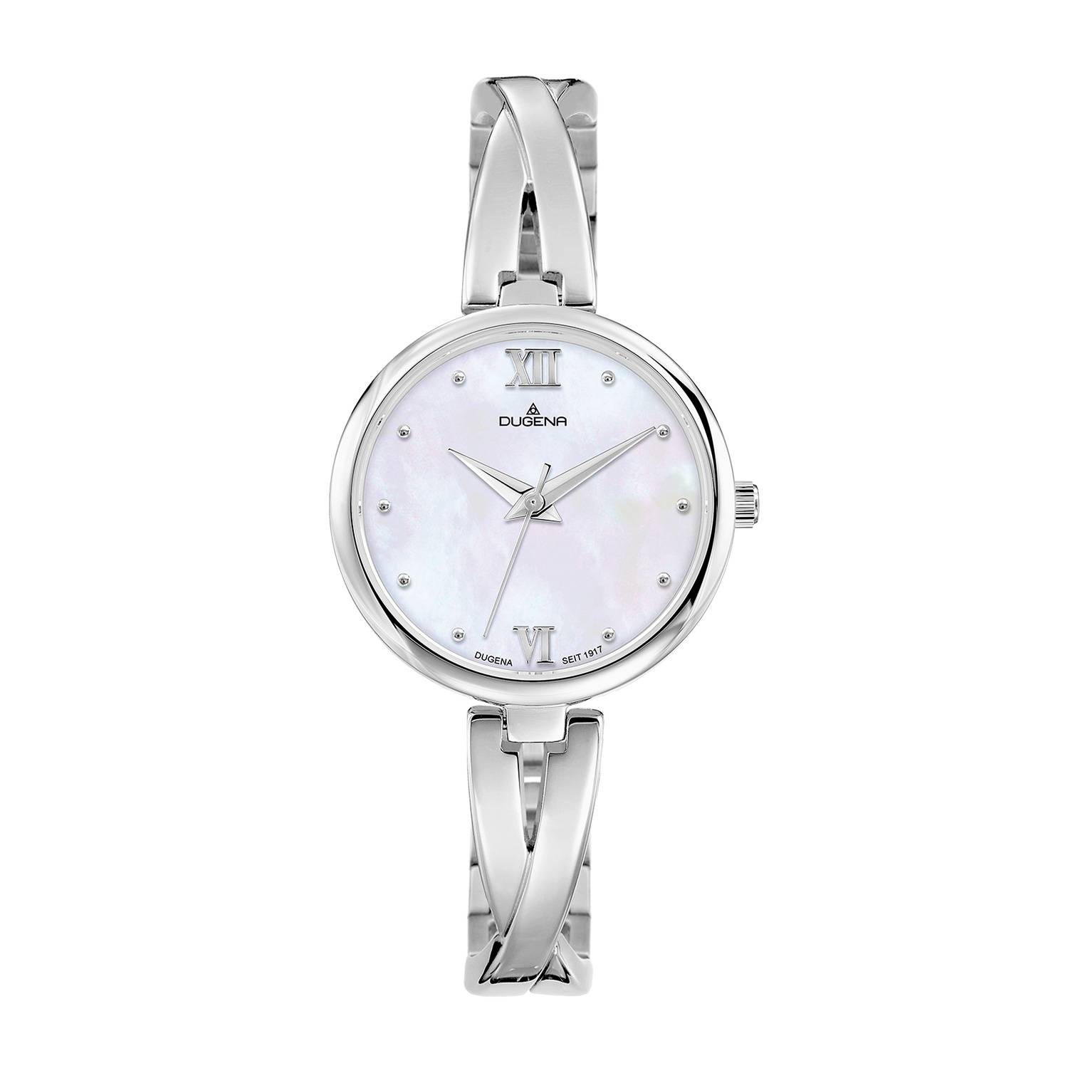 Dugena Damen-Armbanduhr 4460667 Elin, Quarz, Edelstahl, 3 bar