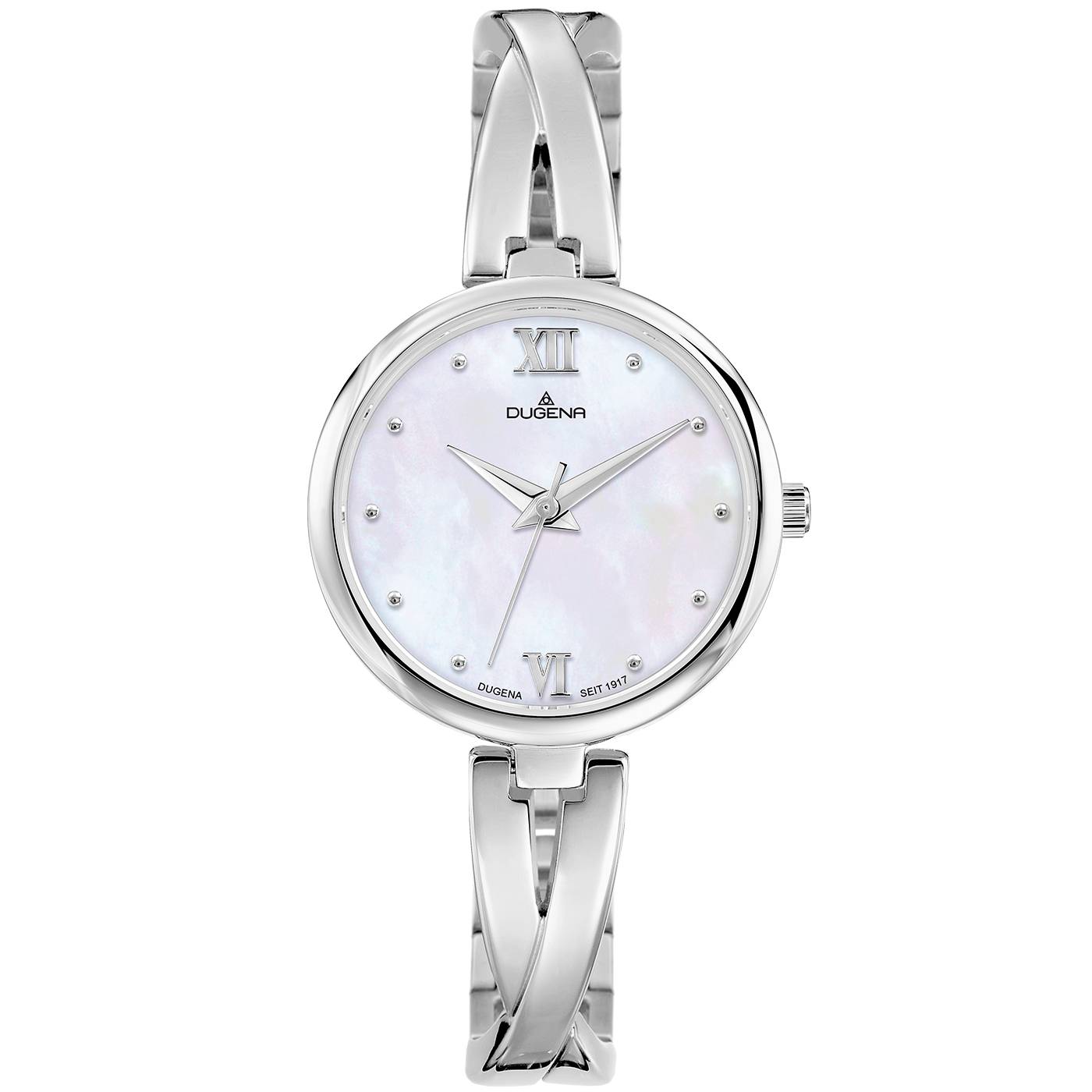 Dugena Damen-Armbanduhr 4460667 Elin, Quarz, Edelstahl, 3 bar