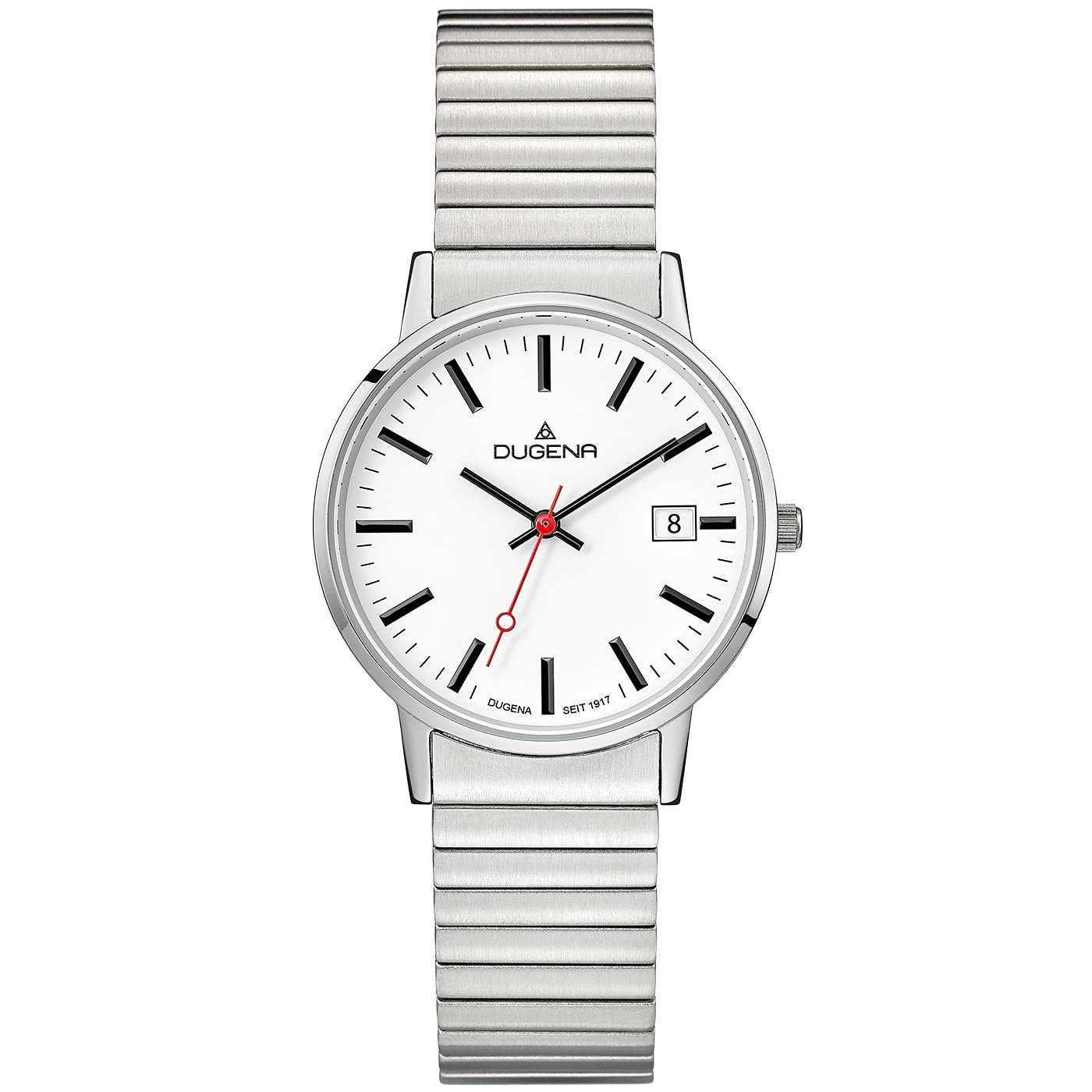 Dugena Damen-Armbanduhr 4460750 Moma Comfort, Quarz, Edelstahl, 3 bar