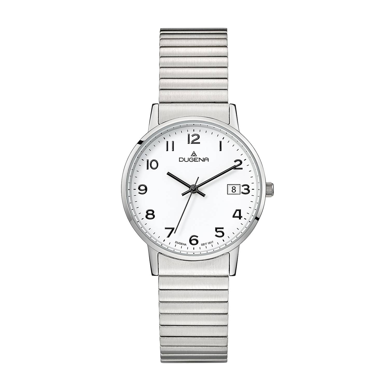 Dugena Damenuhr 4460752 Moma Comfort, Quarz, Edelstahl, Zugband, 3 bar