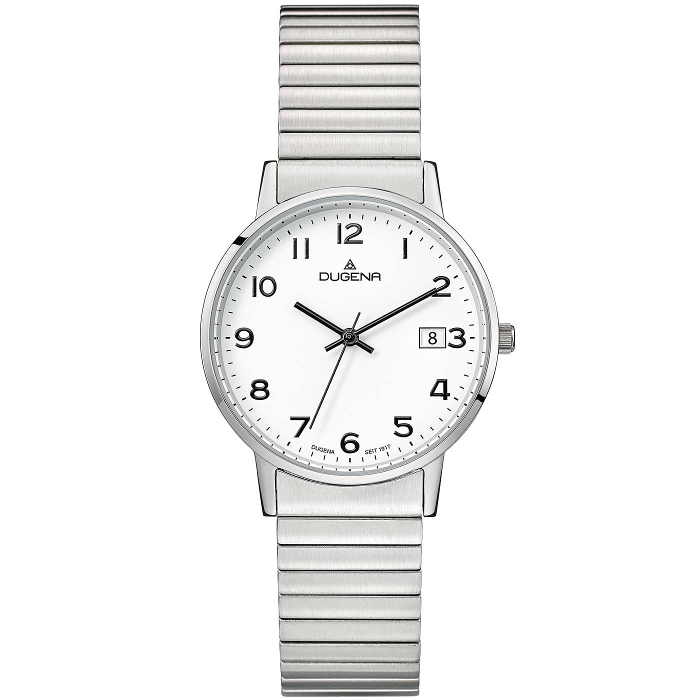 Dugena Damenuhr 4460752 Moma Comfort, Quarz, Edelstahl, Zugband, 3 bar