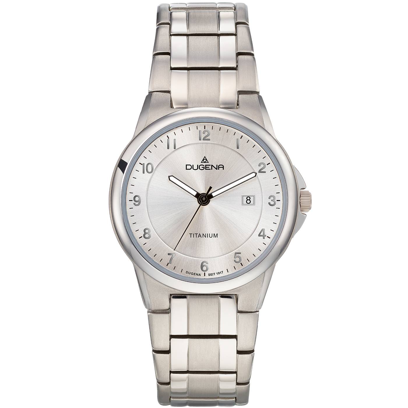 Dugena Herren-Armbanduhr 4460869 Gent, Quarz, Titan, 5 bar