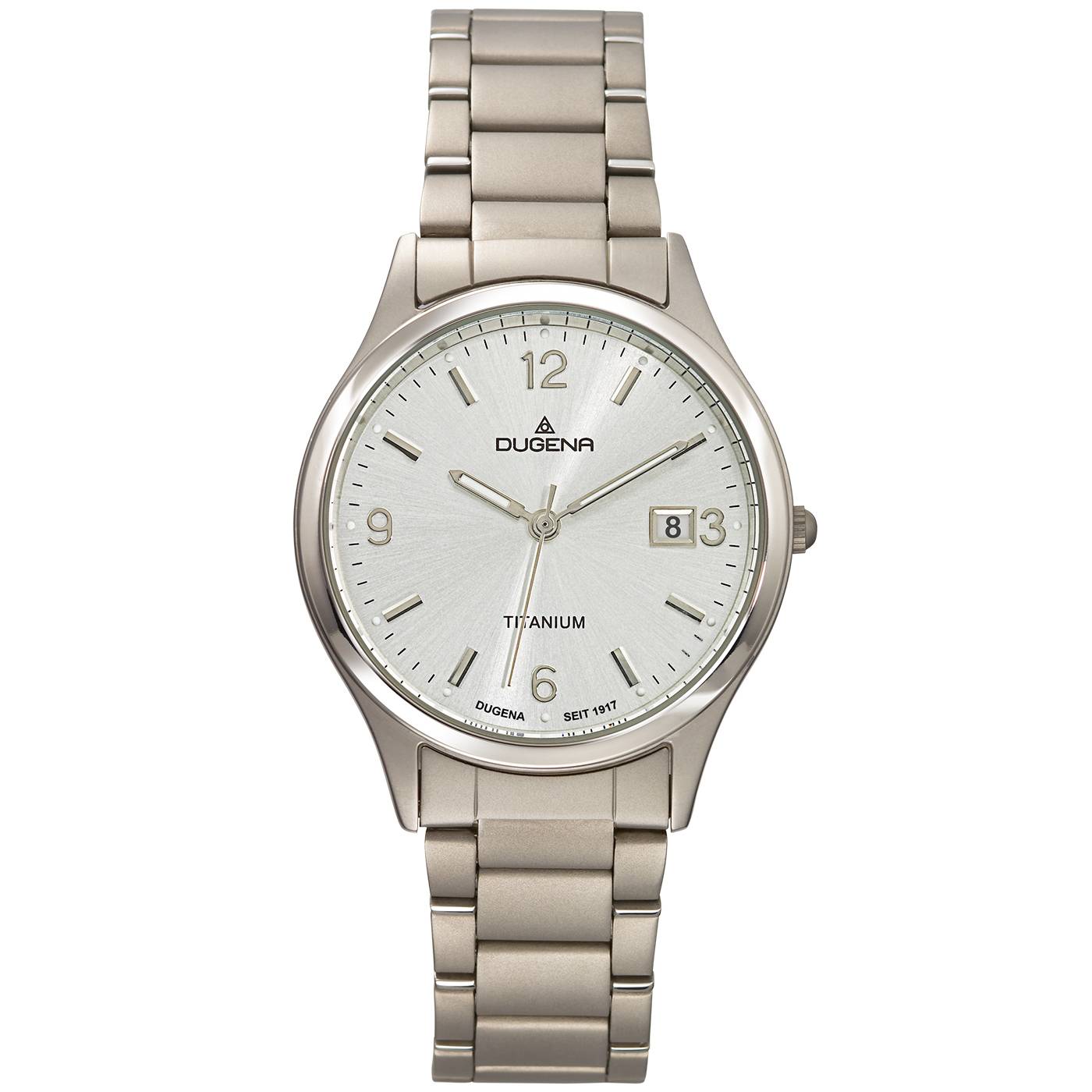 Dugena Herren-Armbanduhr 4460329 Semper, Quarz, Titan, 5 bar