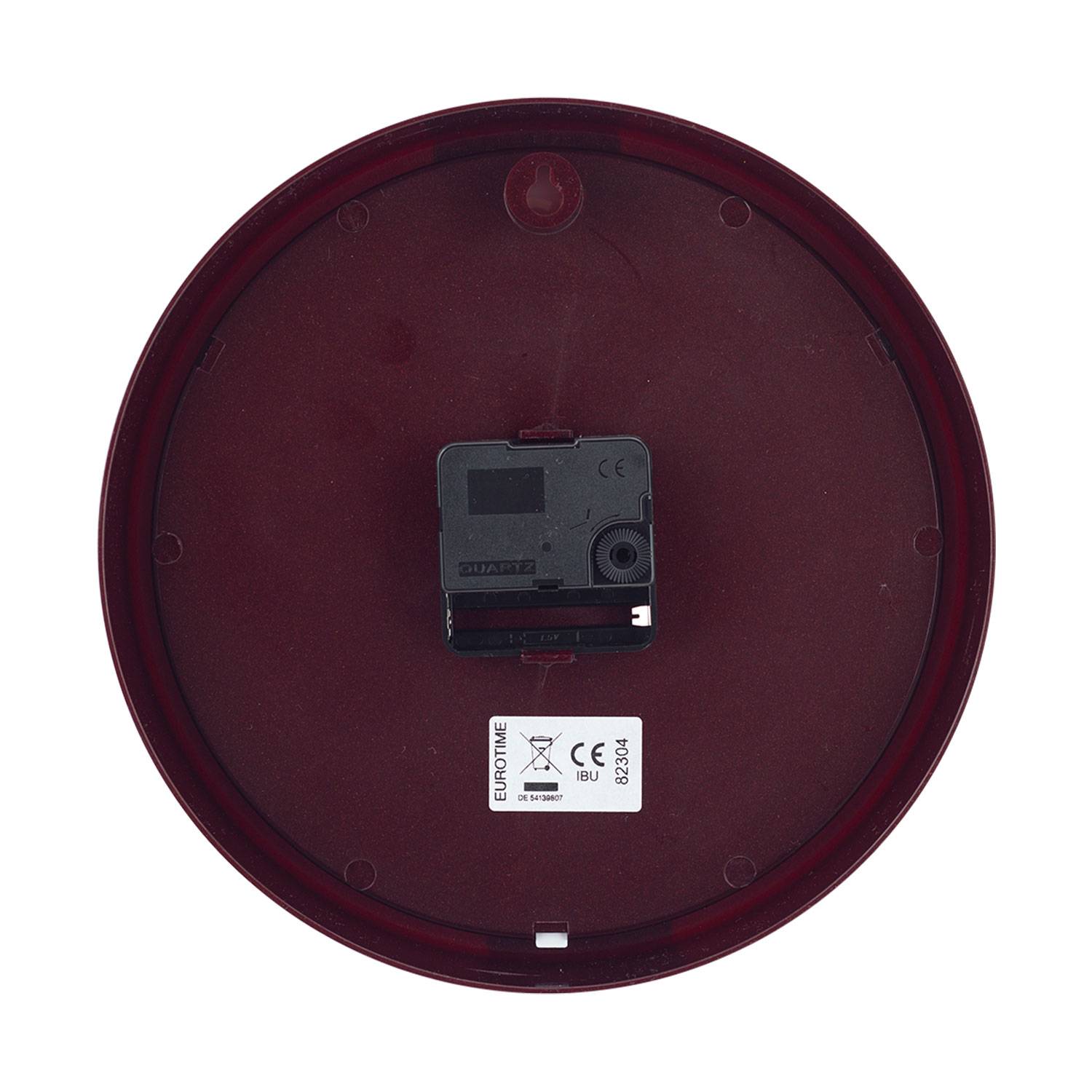 EUROTIME Quarzwanduhr Nostalgie