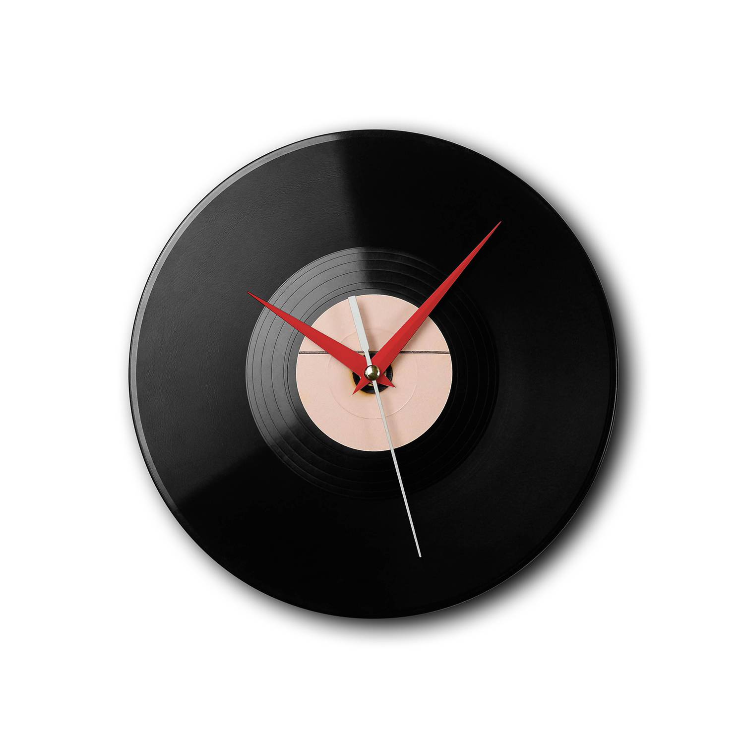 SELVA EXKLUSIV: Quarz-Uhrwerk-Set LP inkl. Zeiger, schleichende Sekunde, ZWL 11mm - ideal für dünne Trägerplatten wie z.B. Schallplatten