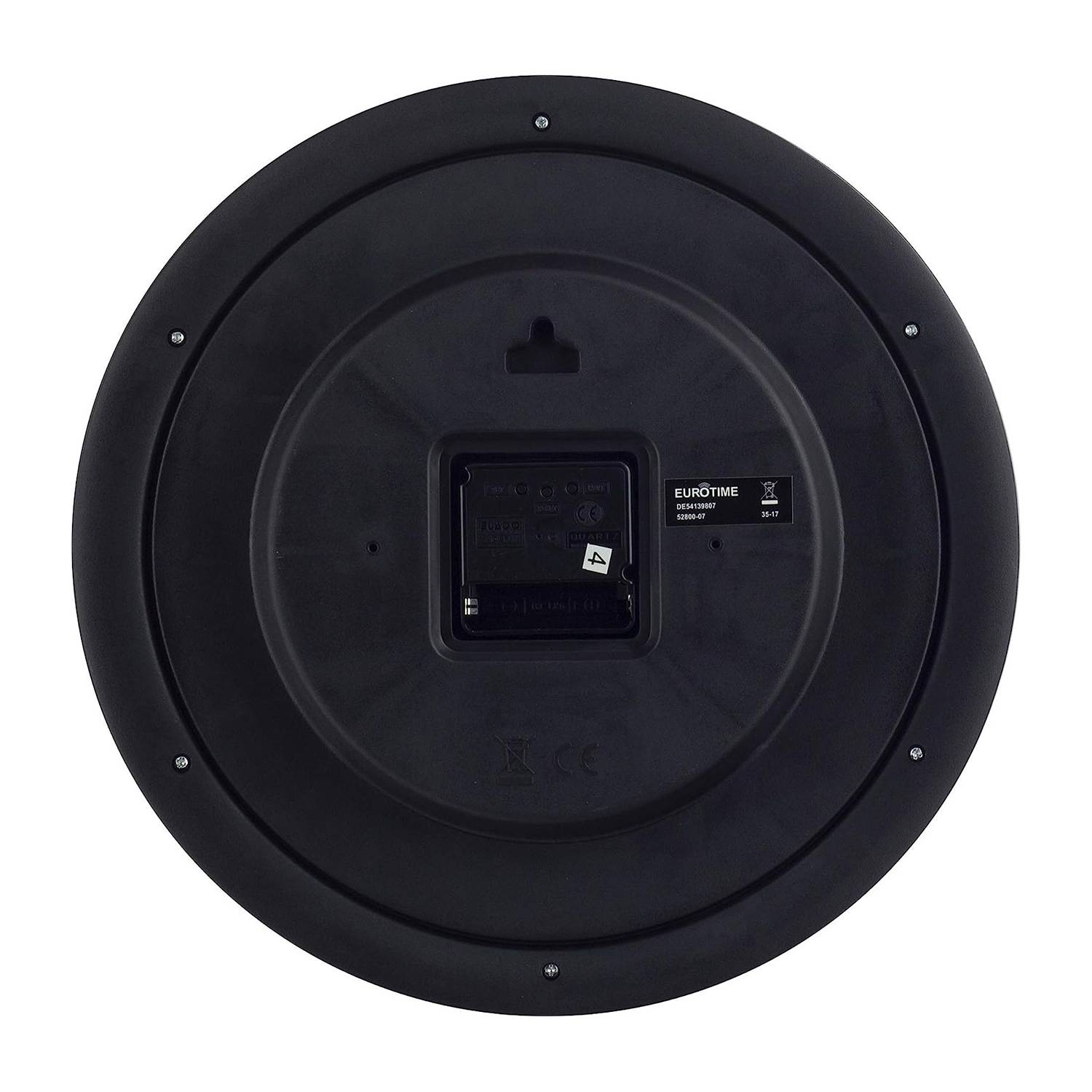 EUROTIME Funk-Wanduhr navy