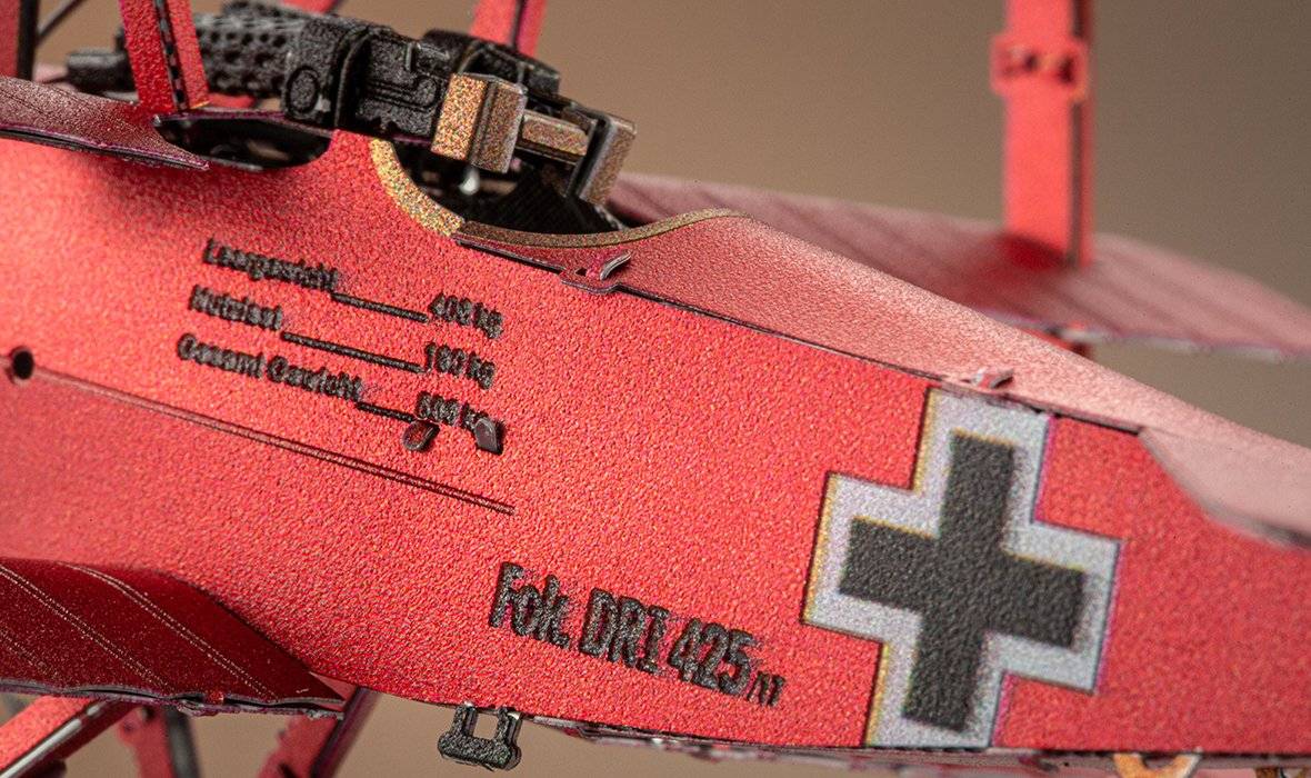 Metal Earth 3D-Bausatz Roter Baron