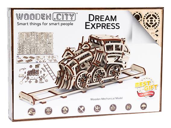 Wooden City WOODEN CITY Dream Express & Rails, 273 Bauteile
