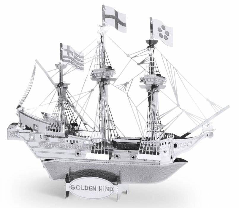 METAL EARTH 3D-Puzzle Schiff Golden Hind