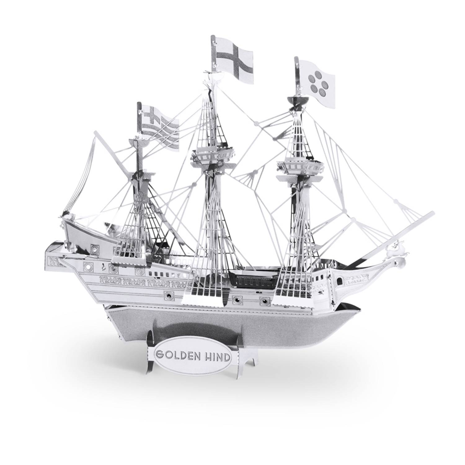 Metal Earth 3D-Bausatz Golden Hind