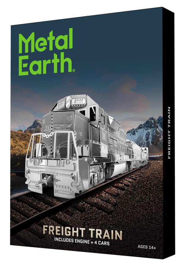 Metal Earth 3D-Bausatz Lokomotive Premiumbox - Geschenkbox