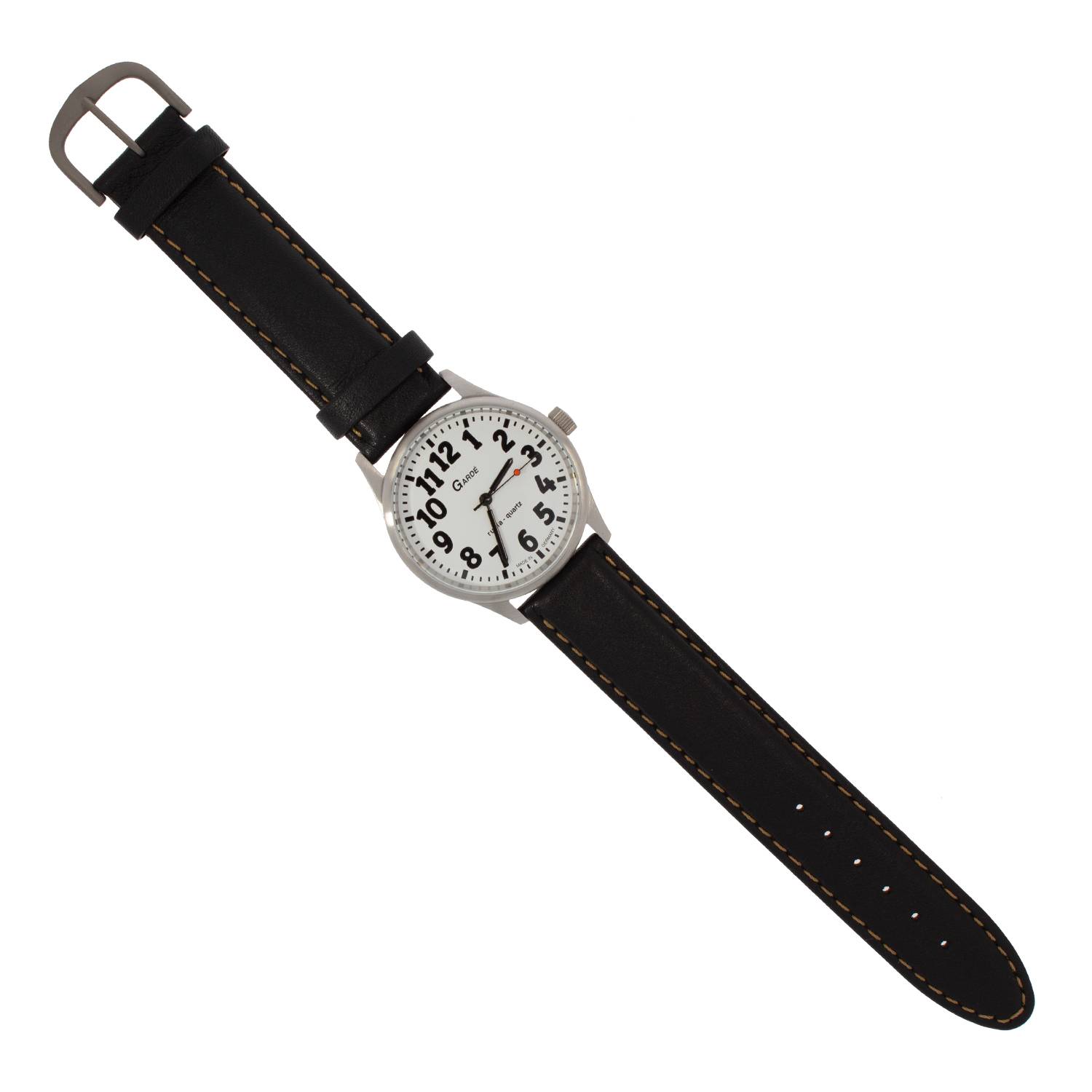 UMR Uhren Manufaktur Ruhla - Spezialuhr - extra große Ziffern - kontrastreich - für Menschen mit Sehschwäche