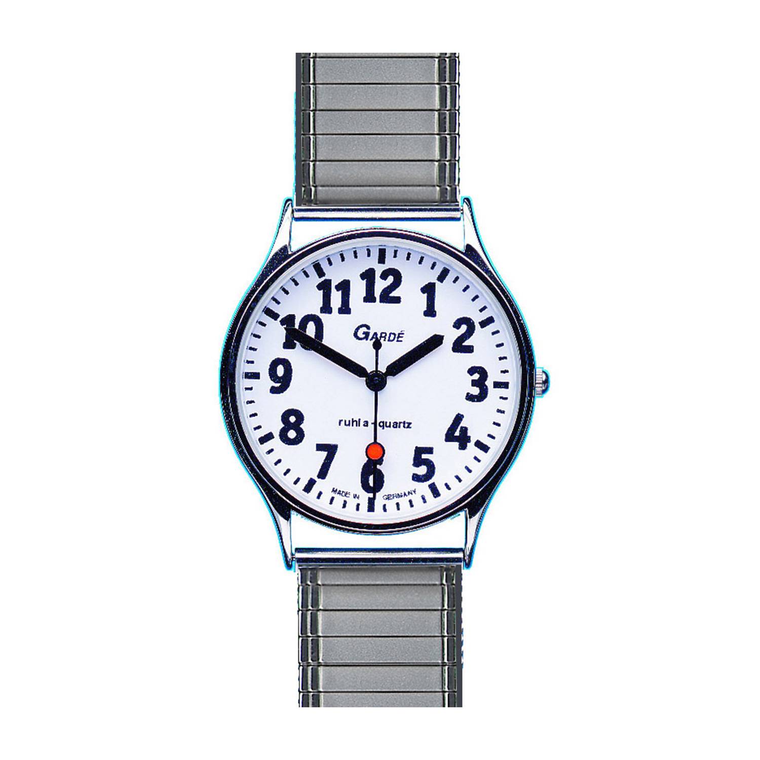 UMR Uhren Manufaktur Ruhla - Spezialuhr - extra große Ziffern - kontrastreich - für Menschen mit Sehschwäche