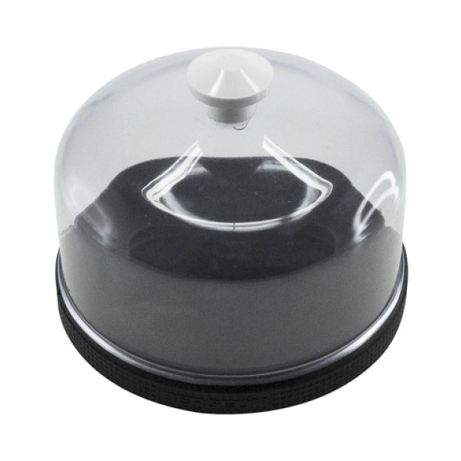 Bergeon Staubschutzglocke 30097-EC, mit Montagekissen, Plexi/Gummi