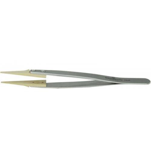 Bergeon Kornzange 6571-BUR-3, BUR Form 3 mit Holzspitzen, Uhrmacherwerkzeug