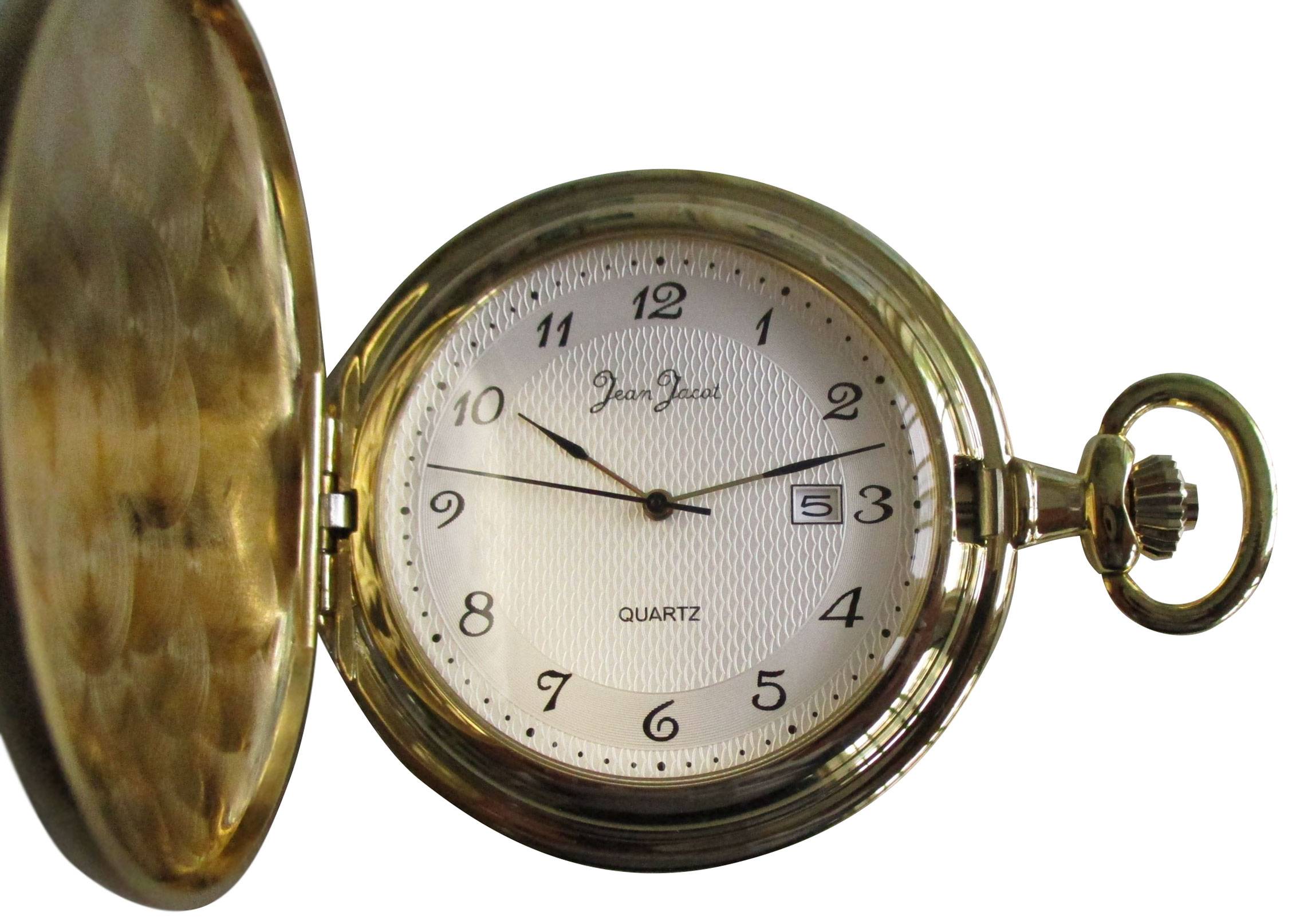 Jean Jacot JEAN JACOT Taschenuhr, Quarz, vergoldet - EXKLUSIVES TOP-ANGEBOT