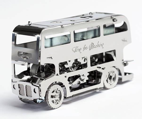 Time for machine TIME FOR MACHINE Funktionsmodell-Bausatz Double Decker (London Bus)