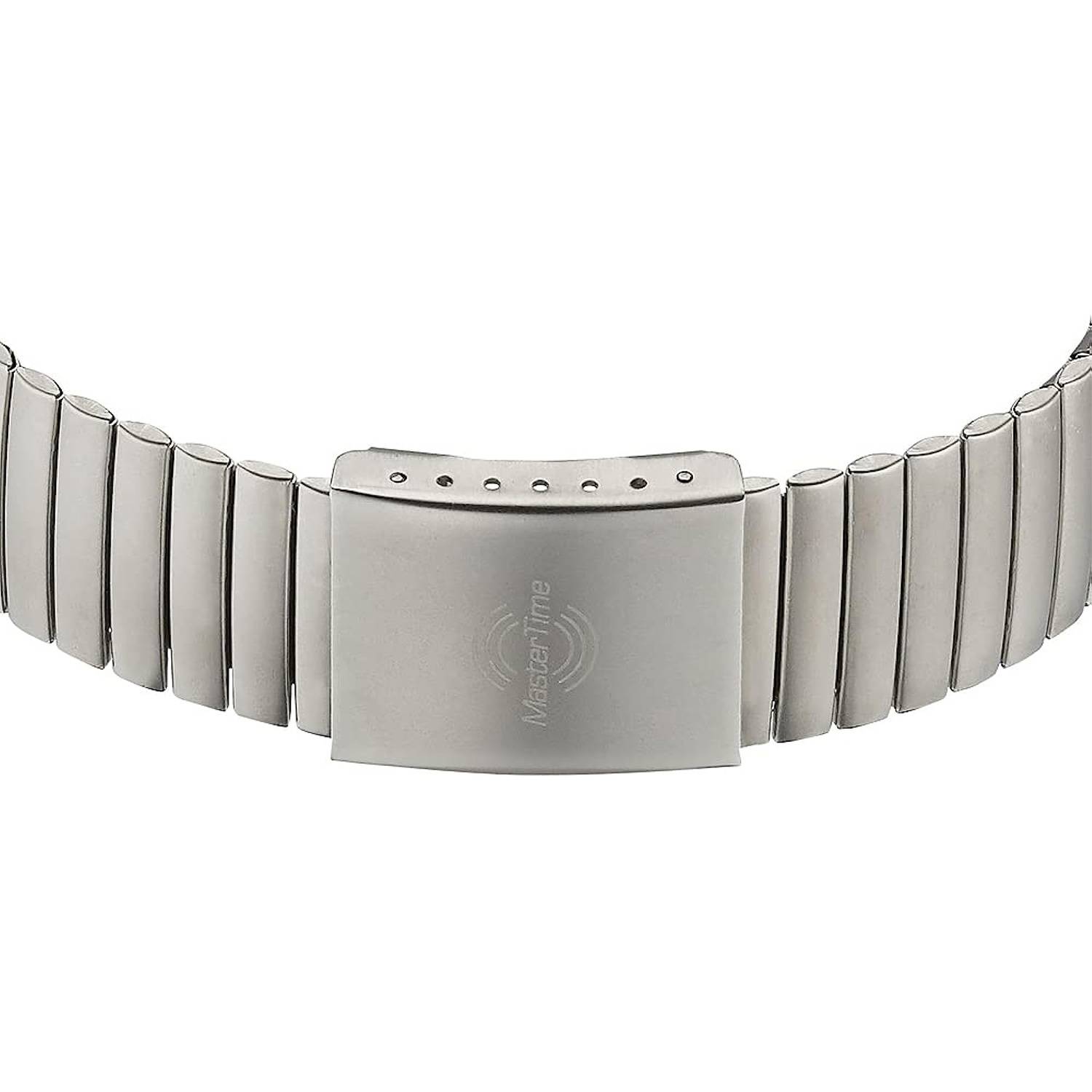 MasterTime Herrenuhr MTGA-10763-22Z, Funk, analog-digital, mit Edelstahl-Zugband
