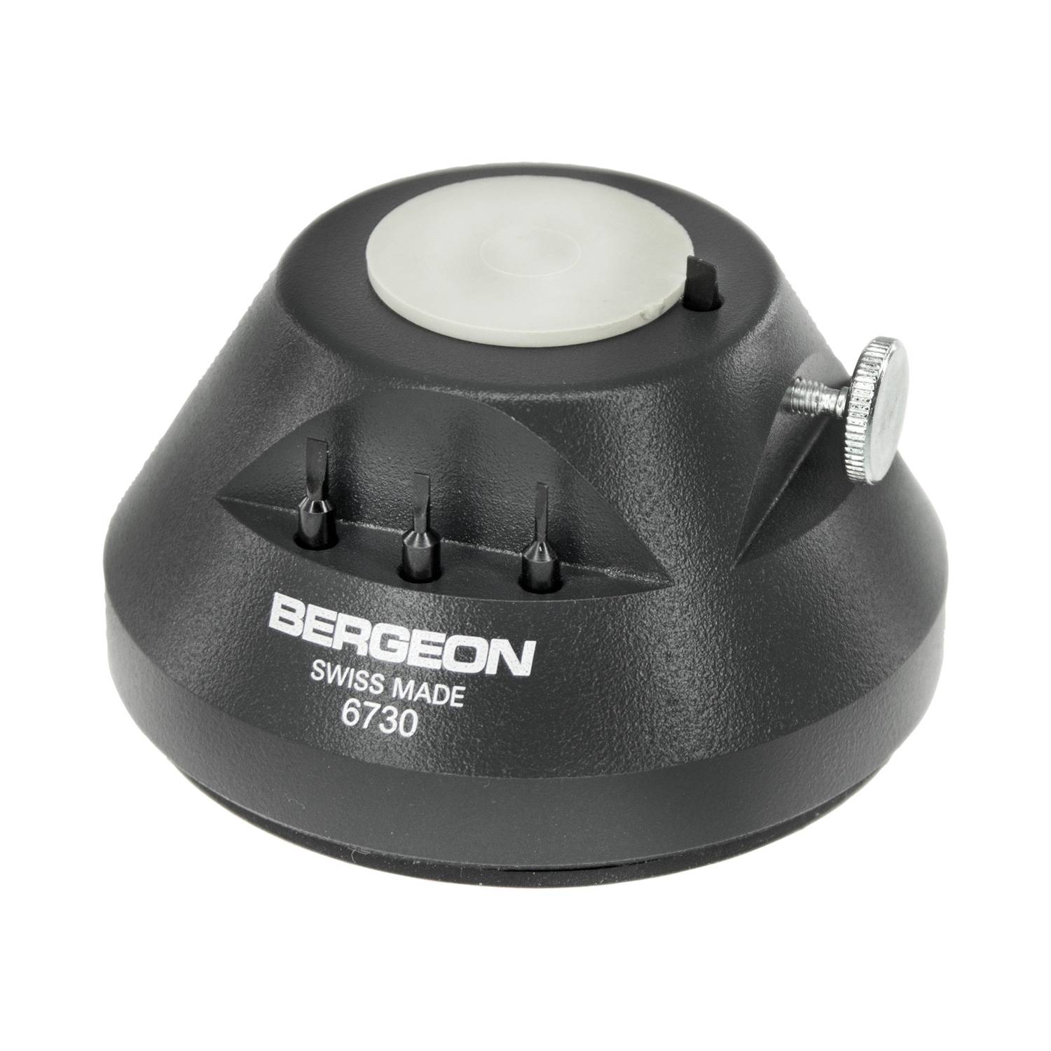 Bergeon 6730 Sockel, zum Schrauben und Entschrauben von Uhrenarmbändern, Stiftentferner