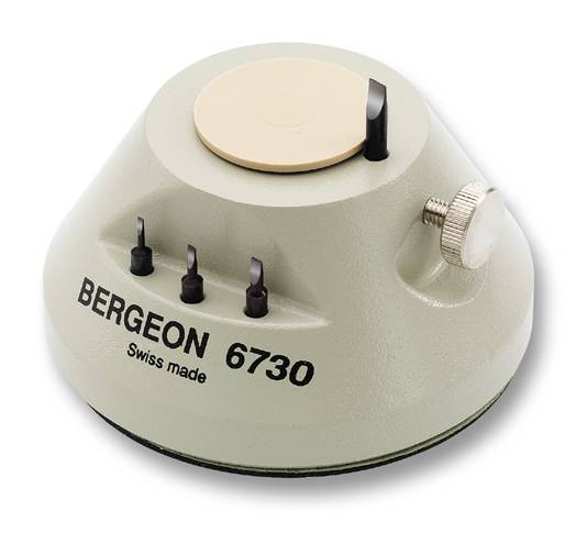 Bergeon 6730 Sockel, zum Schrauben und Entschrauben von Uhrenarmbändern, Stiftentferner