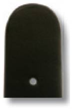 Happel Lederband Merano 18mm schwarz glatt
