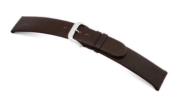Happel Lederband Merano 20mm mokka glatt
