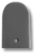 Happel Lederband Merano 20mm steingrau glatt