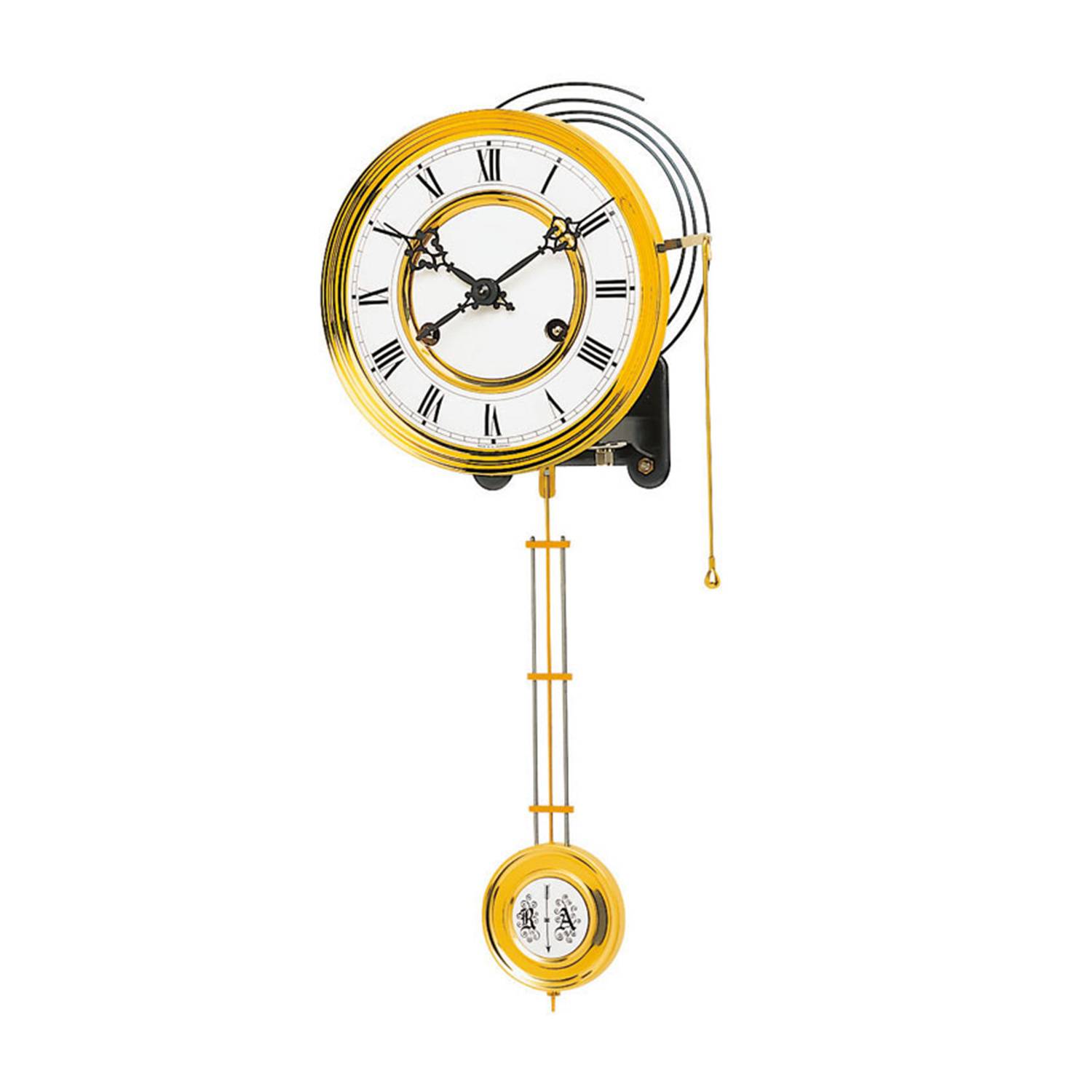 Hermle Federzugwerk Hermle, 14-Tage, Pendellänge 21,5 cm, mit Tonfederschlag