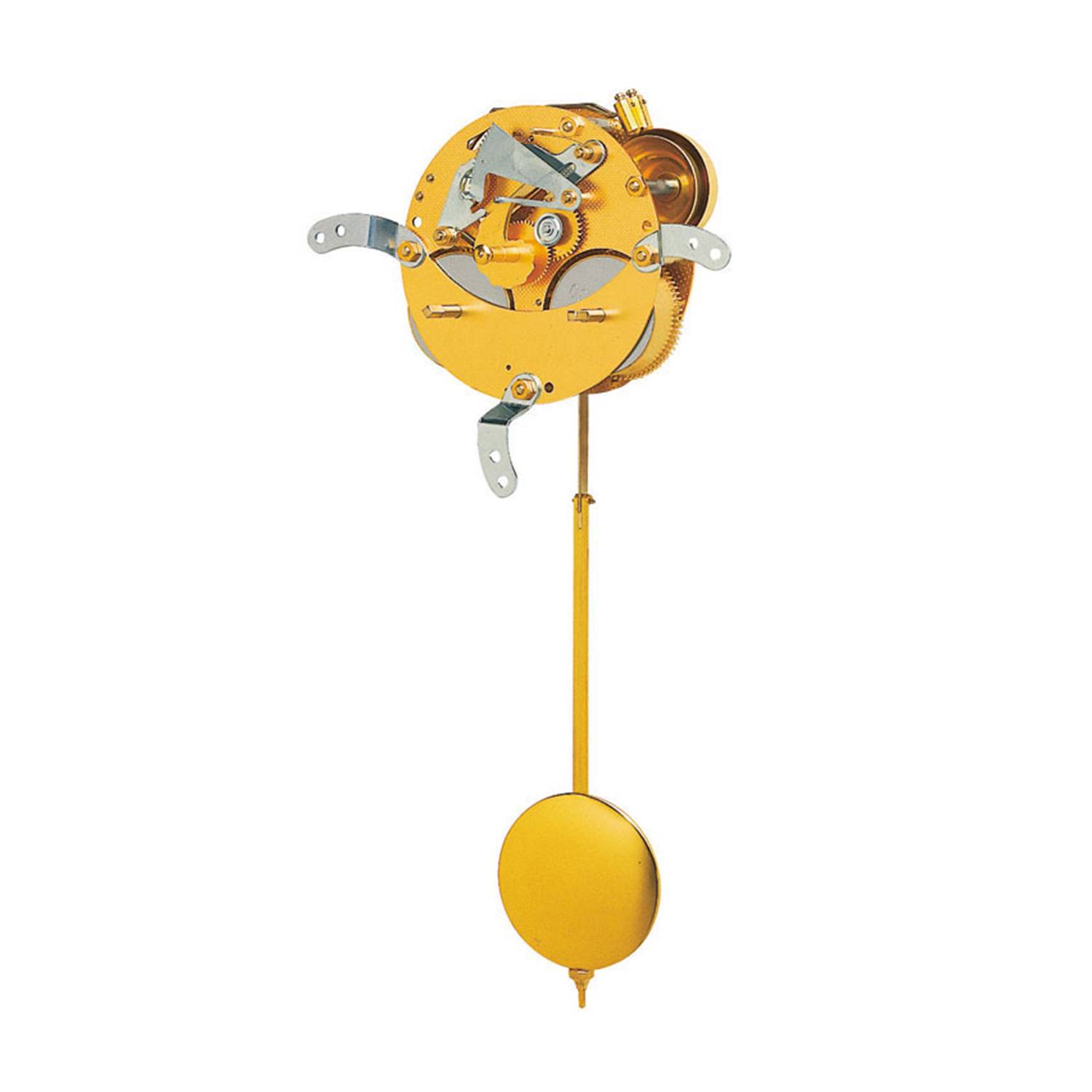 Hermle Federzugwerk AF Hermle, 7-Tage, Pendellänge 13 cm, mit Doppelglockenschlag